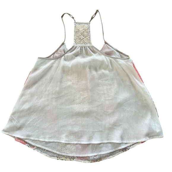 Floreat Anthropologie Louisa Tank Blouse Womens Size XS Boho Sequin Flowy Hippie - Picture 4 of 11